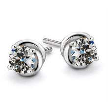 Authentic Brilliant Diamond Stud Earrings – main view