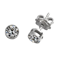 Shimmering Stud Earrings – Fine Diamond 1.50 ct from HarryChadEnt