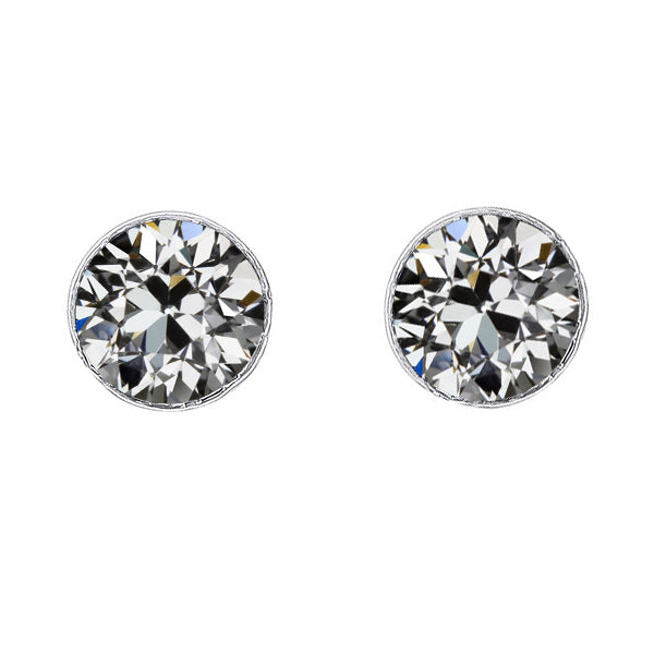 Natural Diamond Drop Earrings – main view
