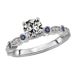 Luxury Diamond Anniversary Ring – 3.50 ct 14K White Gold