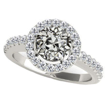 Custom Halo Engagement Ring 3 ct – main view
