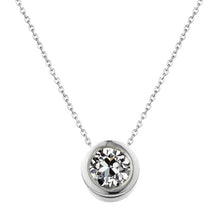 Handcrafted Fine Diamond Pendant Necklace 1 ct – main view