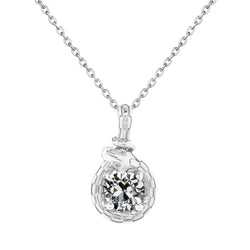 Handcrafted Drop Pendant with Bezel Set Fine Diamond – 1.50 ct