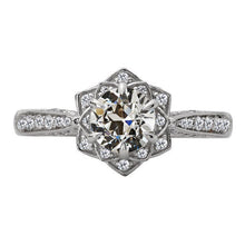 Fine Diamond Halo Ring 4-ct 14 Karat White Gold – main view