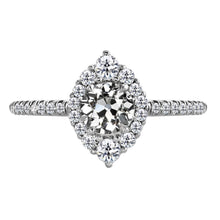 Real Diamond Halo Setting Ring 3.50 ct 14K White Gold – main view