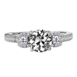 Pavé Anniversary Ring – Brilliant Diamond 2 ct 14 Karat White