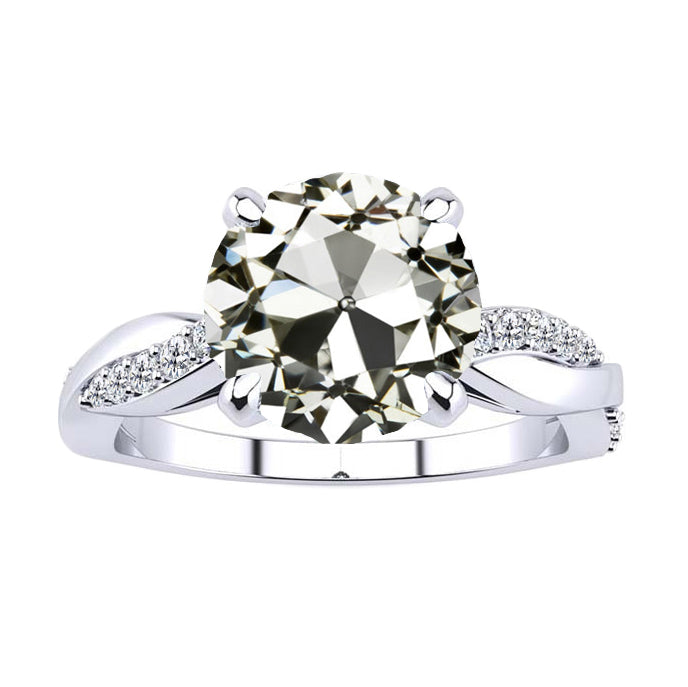 Exquisite Accent Solitaire Ring 5 ct – main view