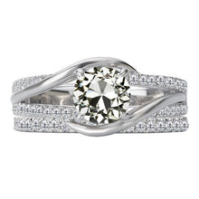 Bridal Ring 14K White Gold with Brilliant Diamond – main view
