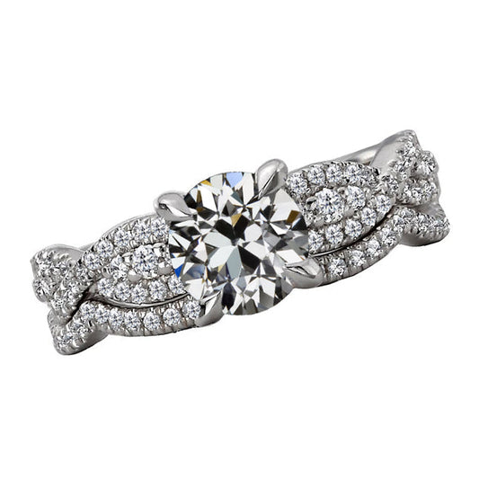 Dazzling Accent Solitaire Ring 3.50 ct – main view
