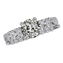 High-End Solitaire Ring with Accents 3 ct – main view