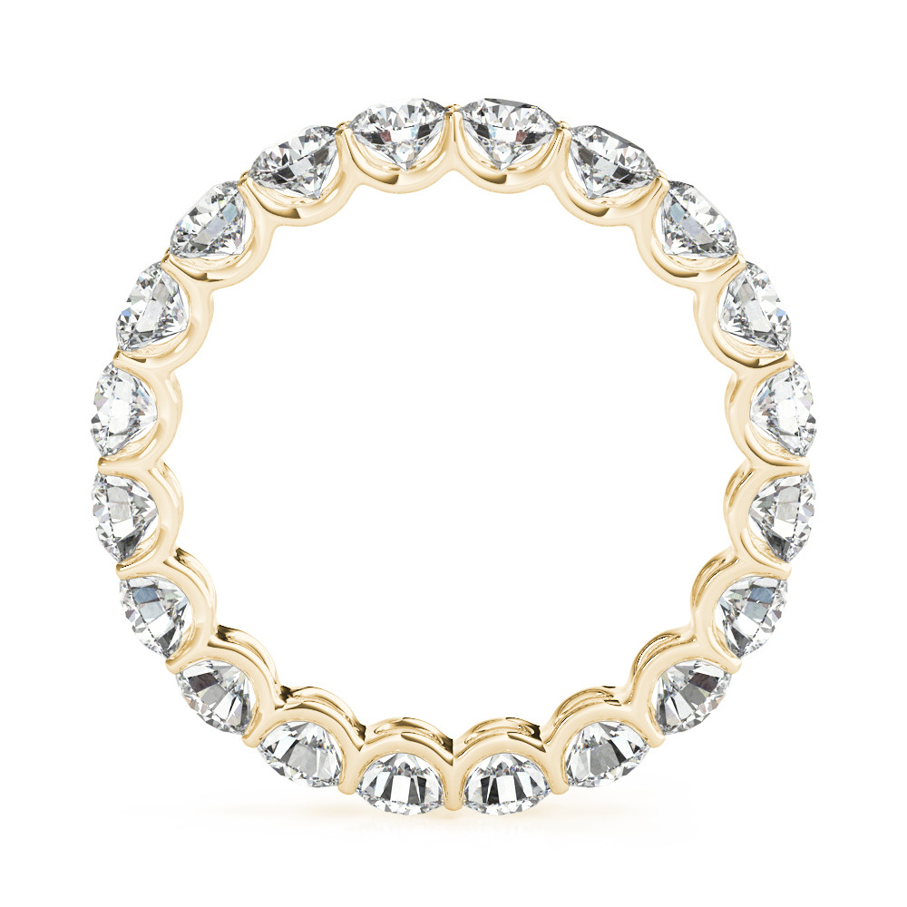 Fine Diamond Eternity Band – side view