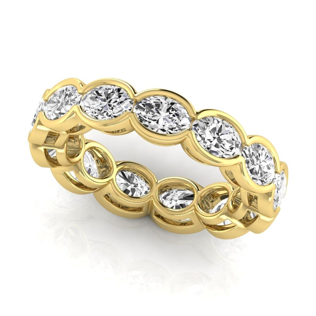 Brilliant Diamond Eternity Band – side view