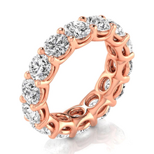 Diamond Eternity Band 7-ct 14 Karat Rose Gold – main view