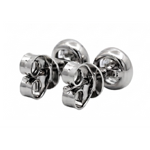 Round Cut 1 Carat Lab Grown Diamonds Stud Earring White Gold 14K