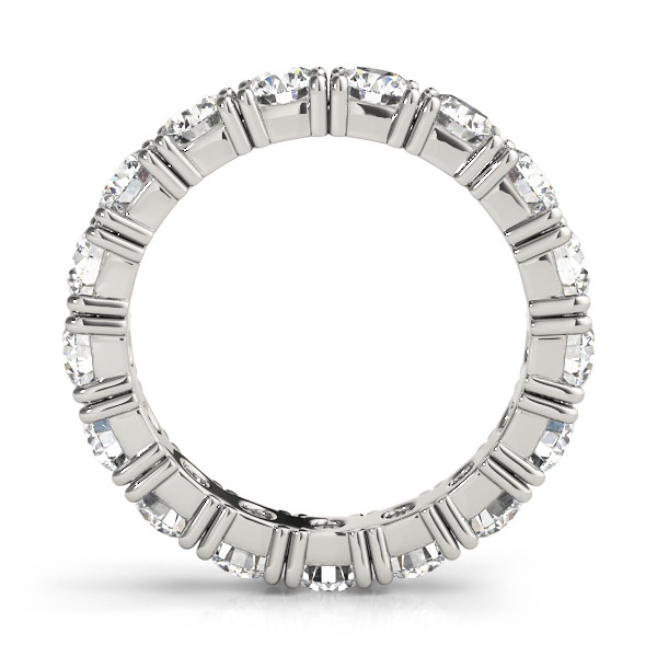 Premium Brilliant Diamond Eternity Band 2.55 ct – front view