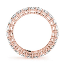 Brilliant Diamond Eternity Band 4.5-ct 14K Rose Gold – front view