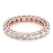Brilliant Diamond Eternity Band – side view