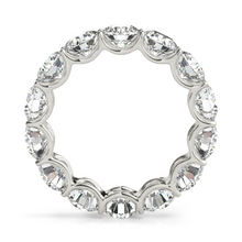Diamond Eternity Band 5.60-ct 14K White Gold – front view