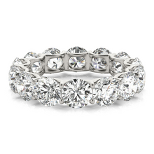 Diamond Eternity Band 5.60 ct 14K White Gold – side view