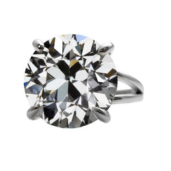 Fine Diamond Single Stone Ring 5.50 ct G/VS1 – 14 Karat White