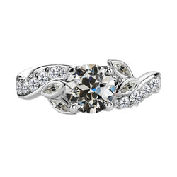 Brilliant 2-ct Brilliant Diamond Accent Solitaire Ring