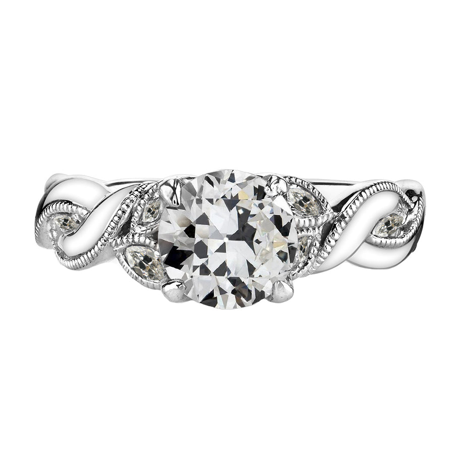Proposal Ring 14K White Gold with Fine Diamond – main view