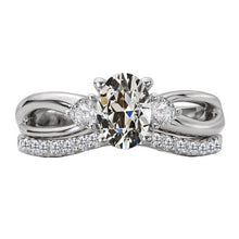 Brilliant Diamond Bridal Ring 3-ct 14K White Gold – main view