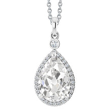 Real Brilliant Diamond Pendant Necklace 4.50 ct 14K White Gold – main view