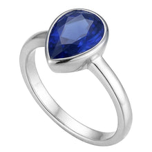 Royal Blue Sapphire Pear Cut Precious Stone Ring 1.50 ct – 14