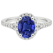 Royal Sapphire Engagement Ring