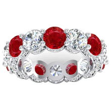 Ruby Band Real Diamond 