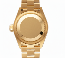 Salmon Natural Earth Mined Diamond Dial Bezel Rolex President Style Watch Dj