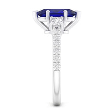 Sapphire Engagement Ring Marquise Cut