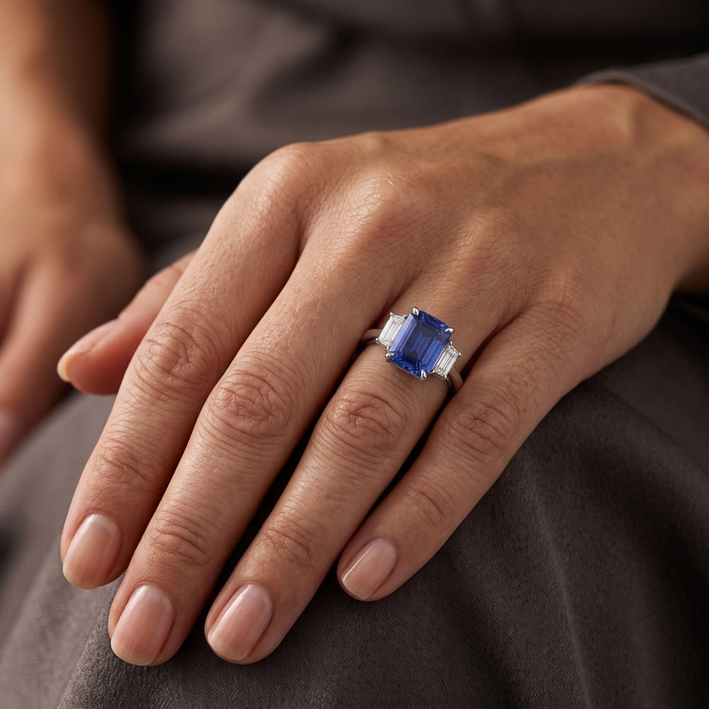Sapphire Engagement Ring