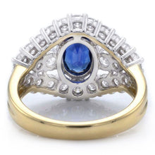 Sapphire Ring Guard With Natural Earth Mined Diamonds