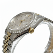 Silver Diamond Dial Bezel Rolex Date Men Watch Ss Jubilee Bracelet