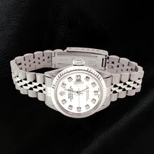 Silver Diamond Dial Women Watch Ss Jubilee Bracelet Rolex Datejust