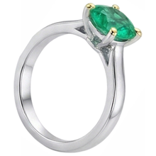 Bespoke Precious Stone Ring 2.50 ct – profile view