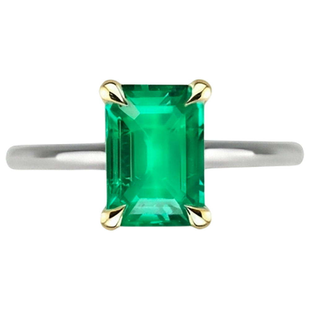 Exquisite Precious Stone Ring 2 ct – angle view
