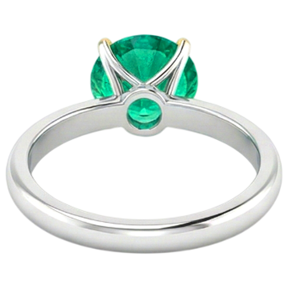Artisan Precious Stone Ring 3 ct – back view