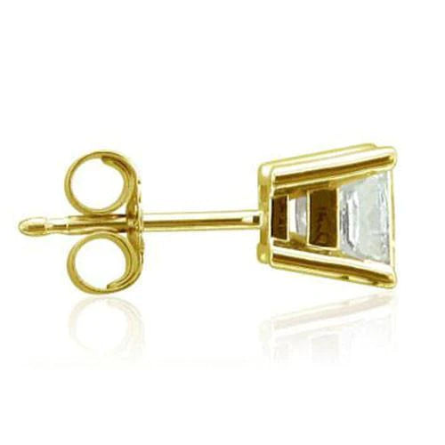 Single Real Diamond Stud Earrings Men Jewelry 0.50 Ct.
