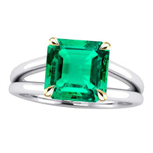 Artisan Emerald Precious Stone Ring 5 ct – main view