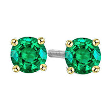 Genuine Emerald Gemstone Earring – main view