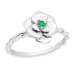 Premium GIA-Certified Fine Emerald Gemstone Ring – 0.50 ct 14