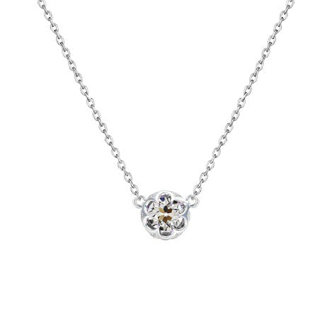 Diamond Pendant Necklace 0.50-ct 14 Karat White Gold – main view