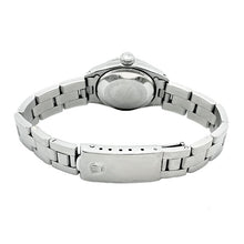 Smooth Bezel White Roman Dial Rolex Datejust Women Watch Ss Oyster