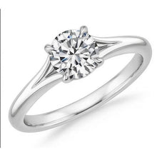 Solitaire 0.75 Carat Round Natural Earth Mined DIAMOND ( NOT LAB GROWN ) Engagement Ring Gold 14K New