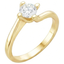 Solitaire 1.75 Carat Natural Earth Mined Diamond Wedding Ring Yellow Gold 14K