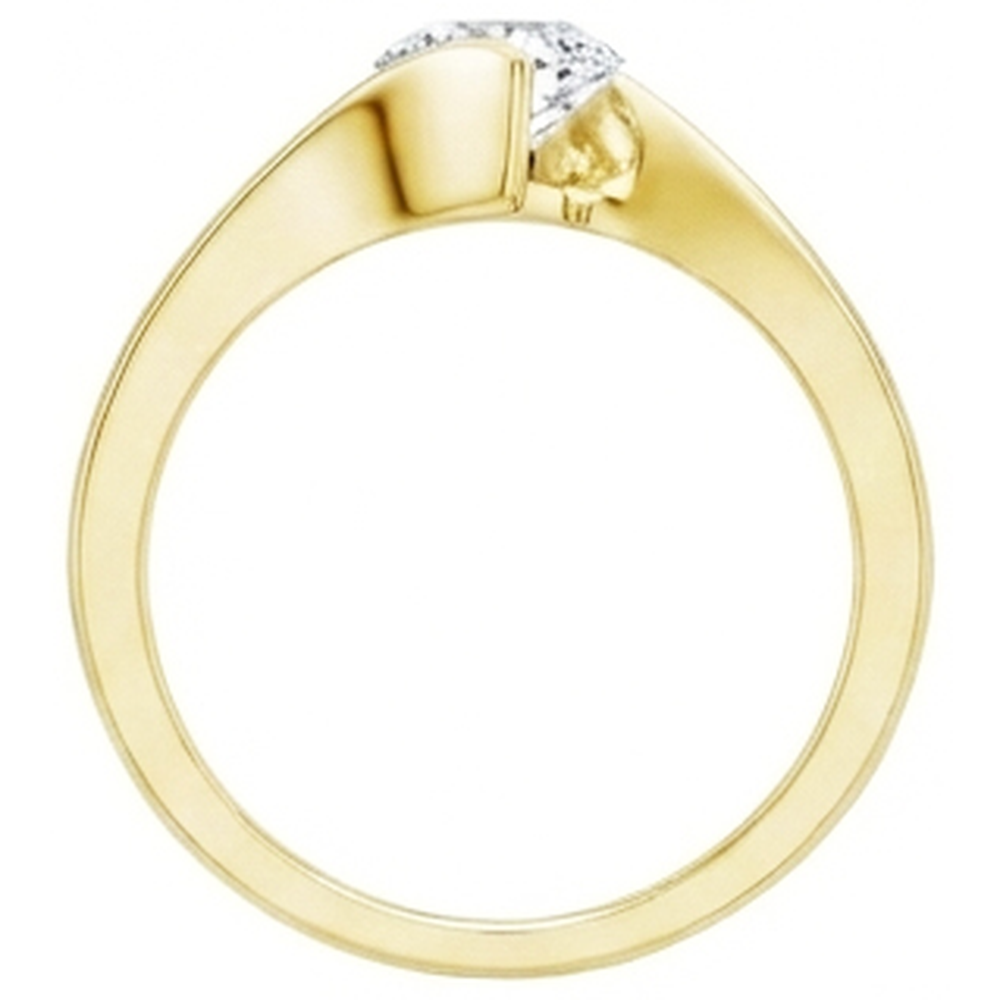 Solitaire 1 Carat Round Natural iamond Anniversary Ring New