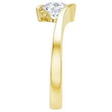 Solitaire 1 Carat Round Natural iamond Anniversary Ring New